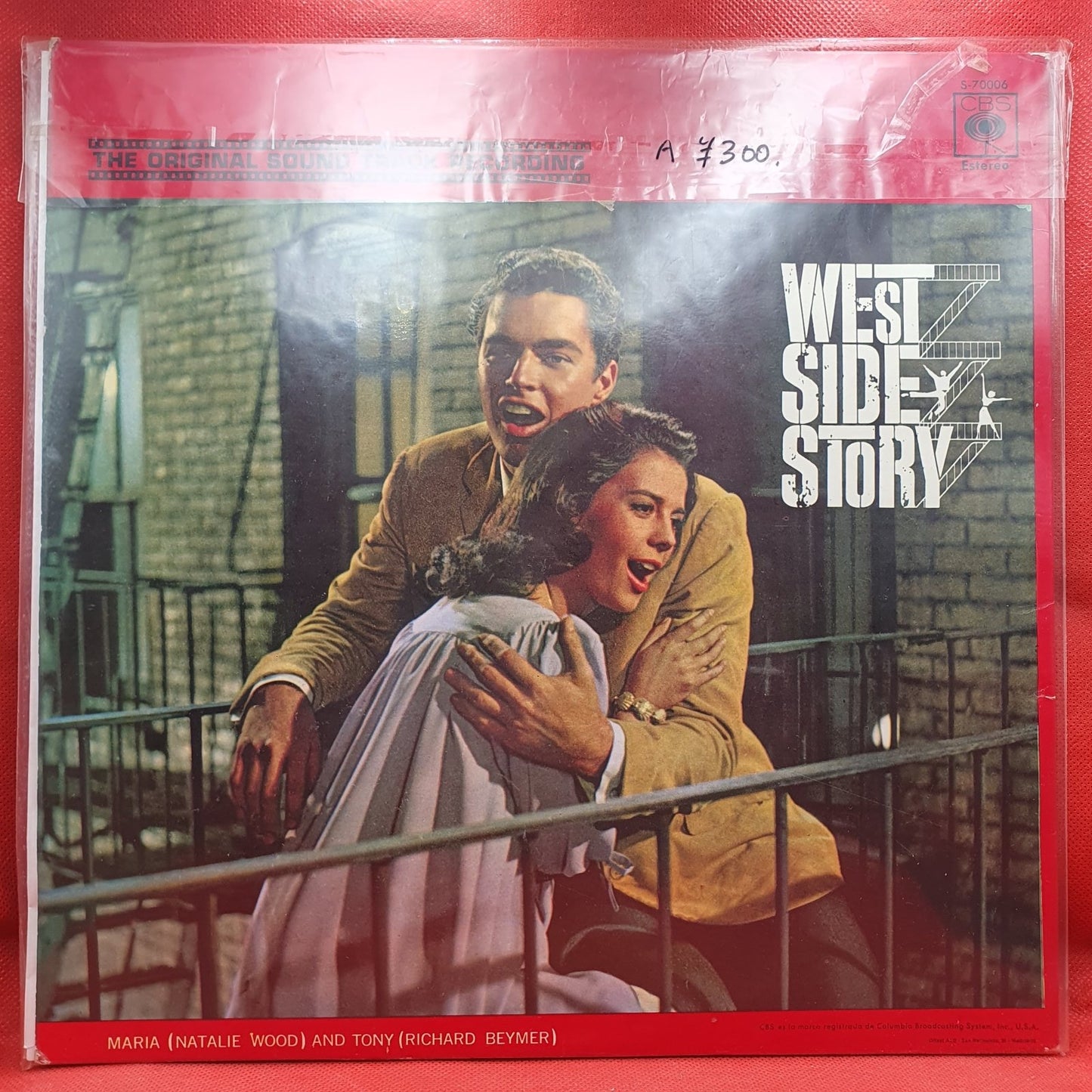 Leonard Bernstein - West Side Story (The Original Sound Track Recording) (LP) · fotografia 2 · VSO#568-1596