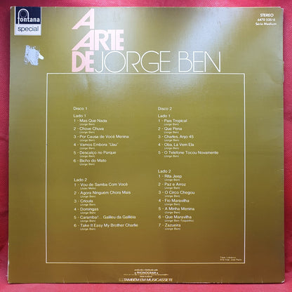 Jorge Ben - A Arte De Jorge Ben (2xLP) · fotografia 2 · VSO#630-1640