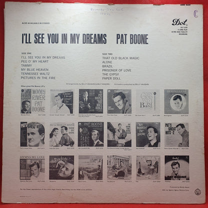Pat Boone - I'll See You In My Dreams (LP) · fotografia 2 · VSO#646-1608