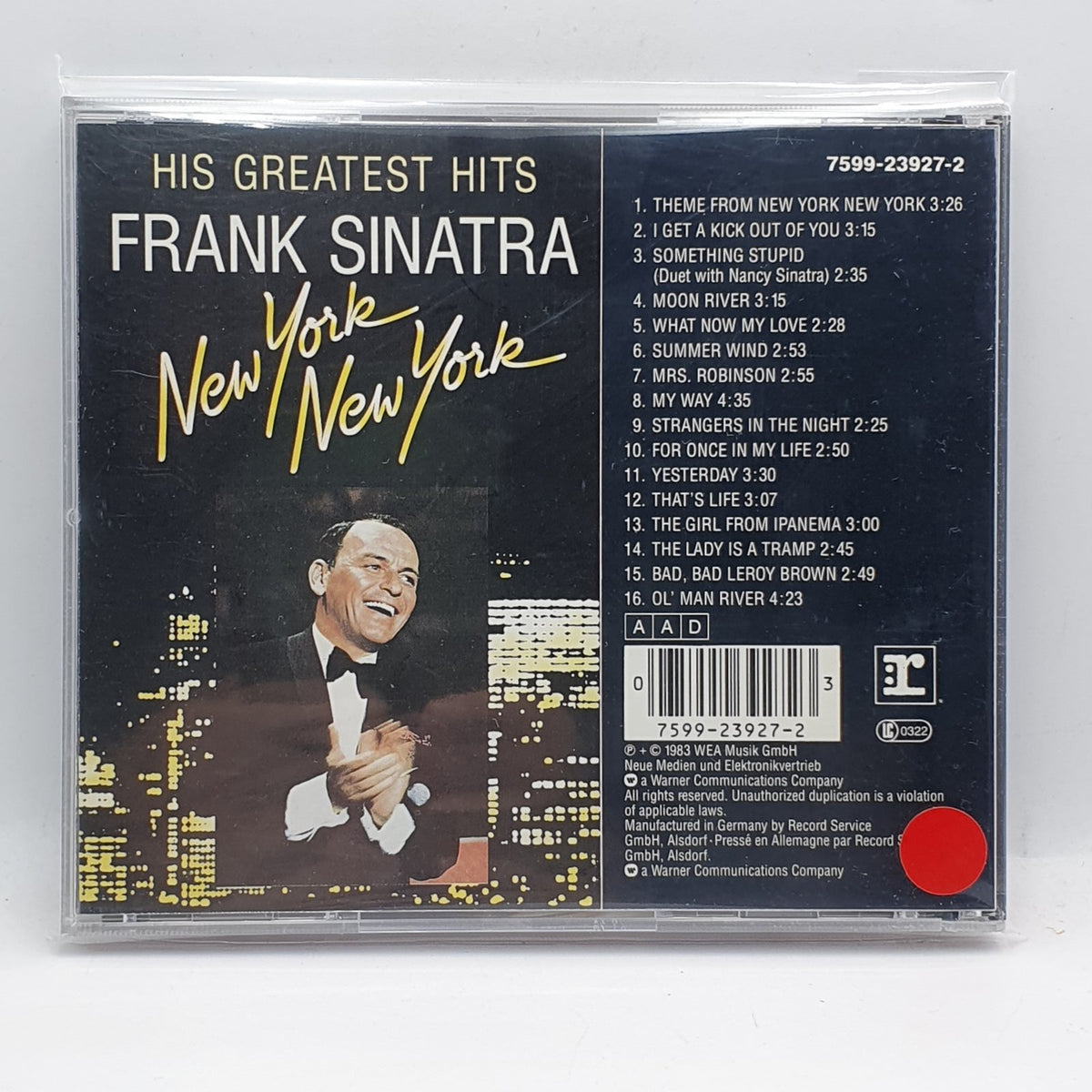 Frank Sinatra - New York New York (His Greatest Hits) (CD) · fotografia 2 · VSO#654-1854
