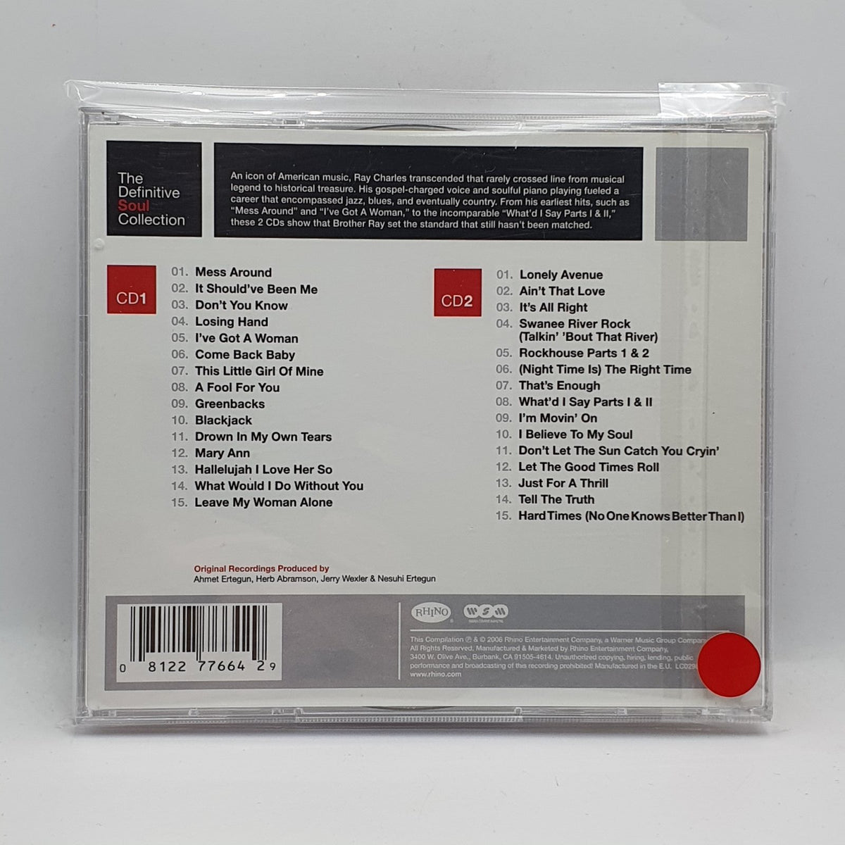 Ray Charles - The Definitive Soul Collection (2xCD) · fotografia 2 · VSO#702-1707