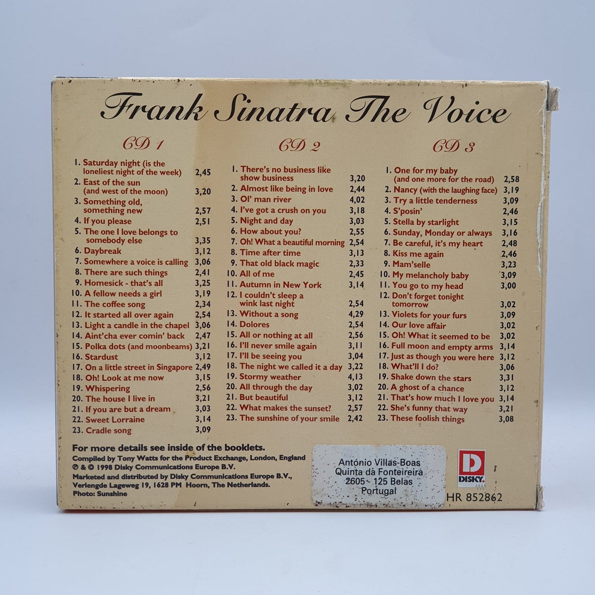 Frank Sinatra - Frank Sinatra The Voice (3xCD) · fotografia 3 · VSO#704-1700
