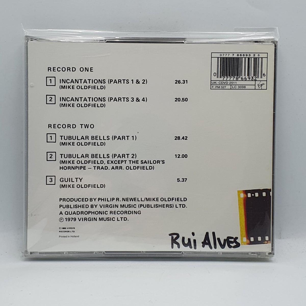 Mike Oldfield - Exposed (2xCD) · fotografia 2 · VSO#829-2234