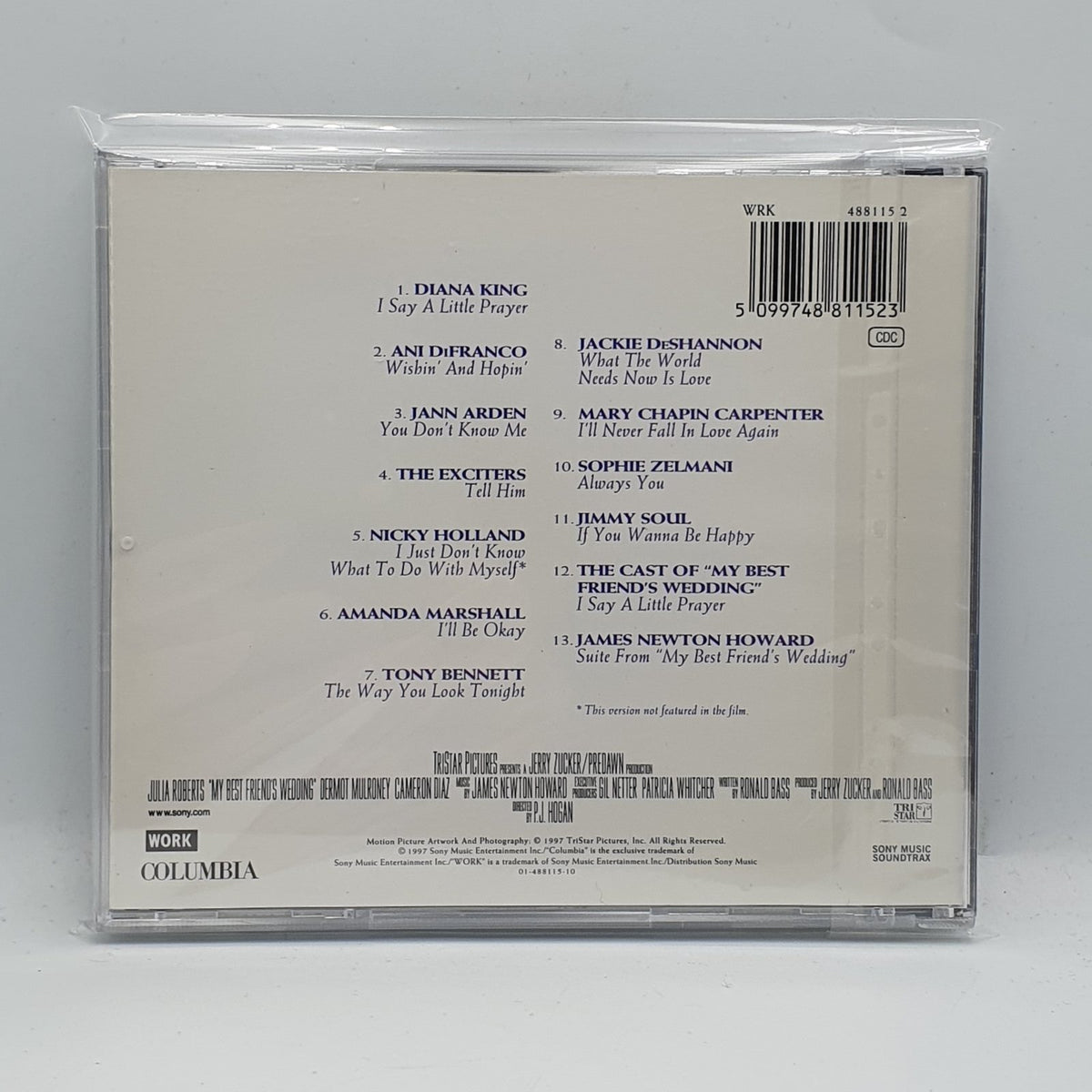 Various - My Best Friend's Wedding (Music From The Motion Picture) (CD) · fotografia 2 · VSO#863-2131