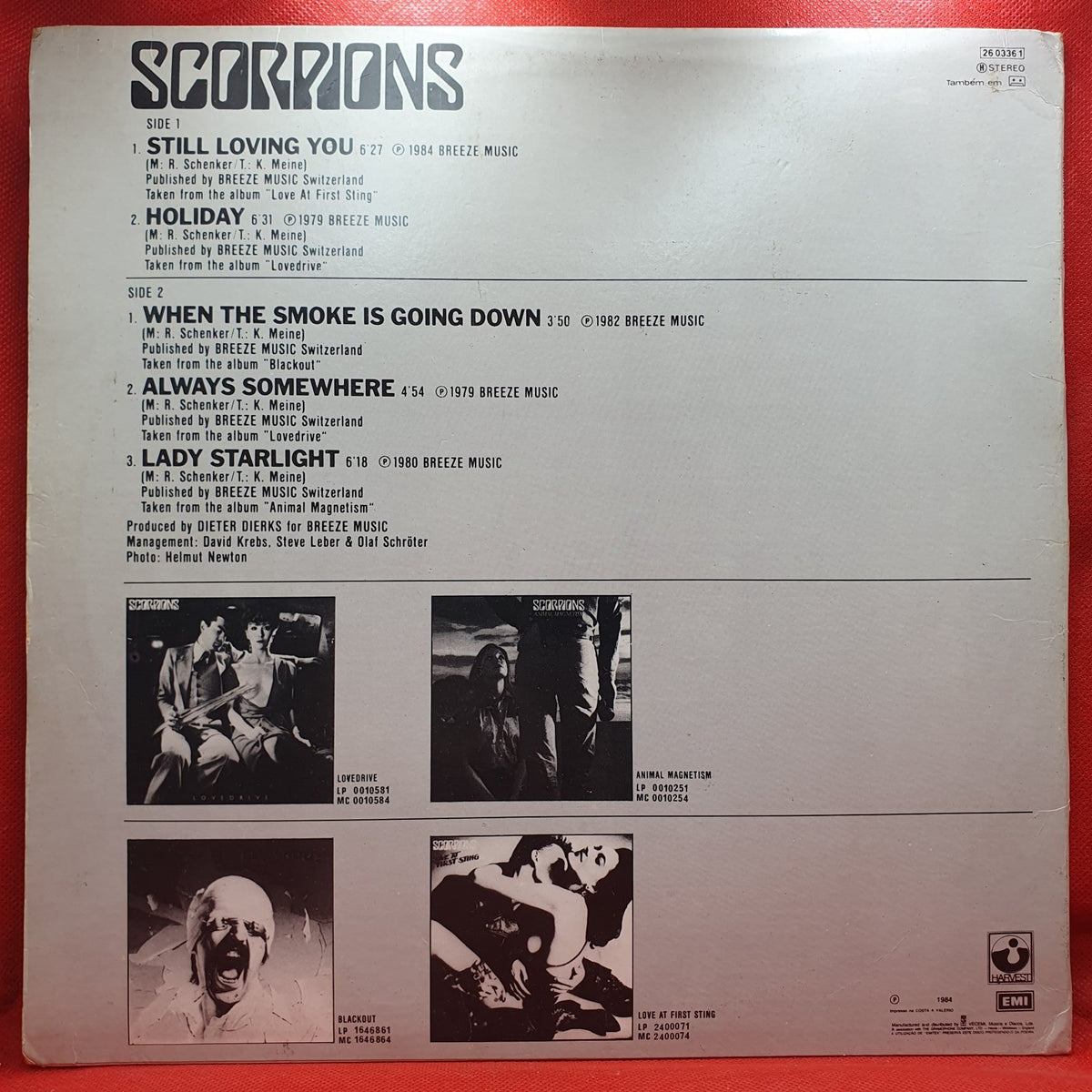 Scorpions - Gold Ballads (LP) · fotografia 2 · VSO#917-2485