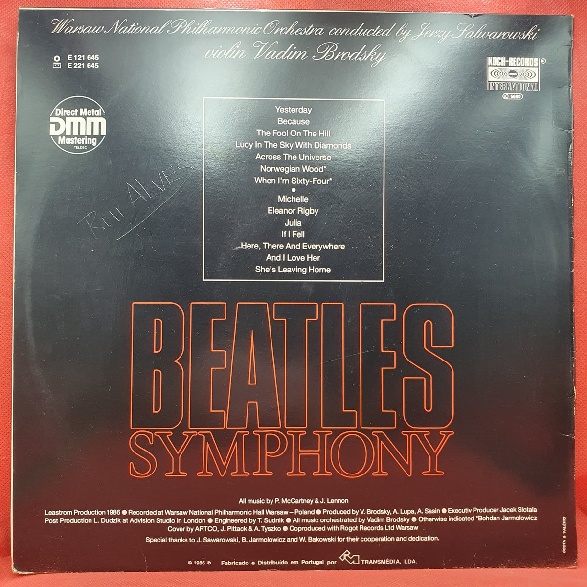 Wadim Brodski - Beatles Symphony (LP) · fotografia 2 · VSO#949-2423