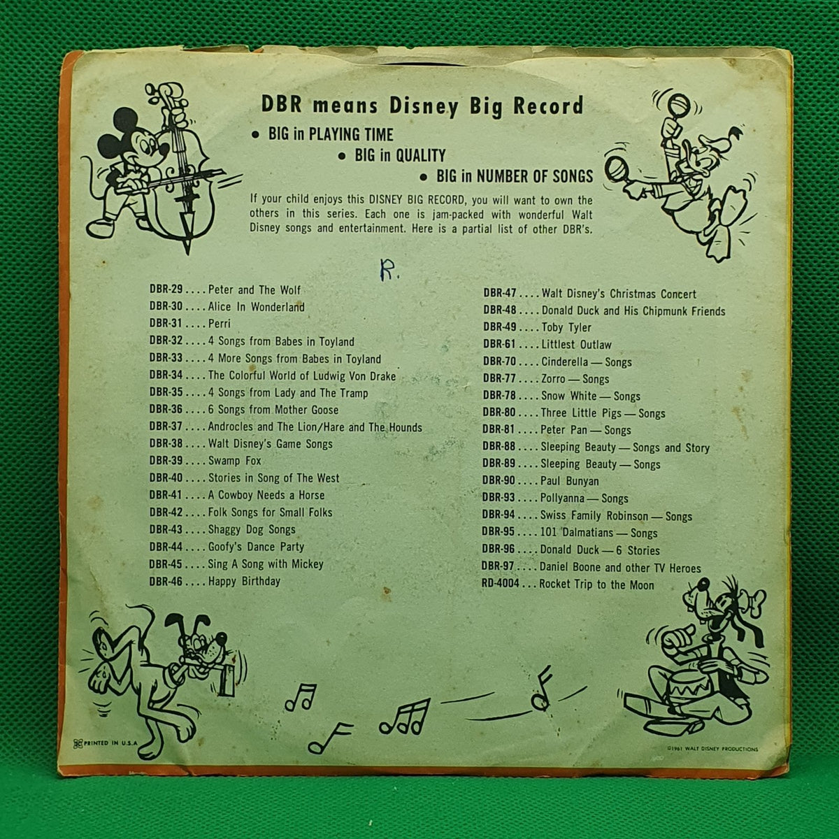 Various - Four Songs From Walt Disney's Snow White (78RPM) · fotografia 2 · VSO#970-2605