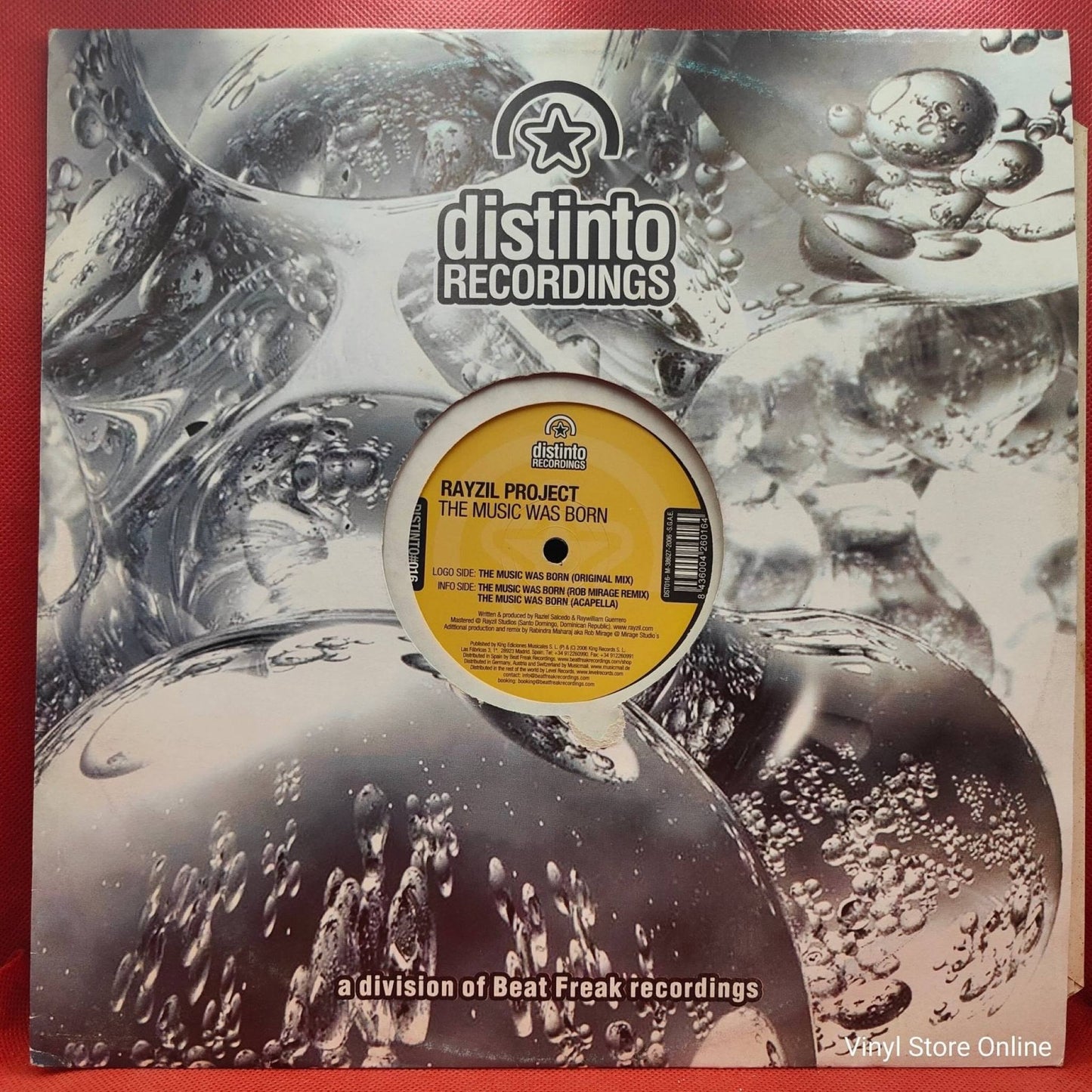 Rayzil Project ‎– The Music Was Born - Vinyl Store Online