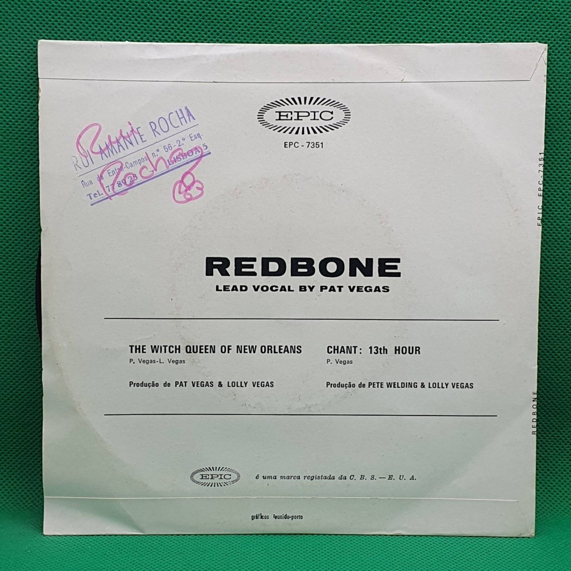 Redbone ‎– The Witch Queen Of New Orleans - Vinyl Store Online