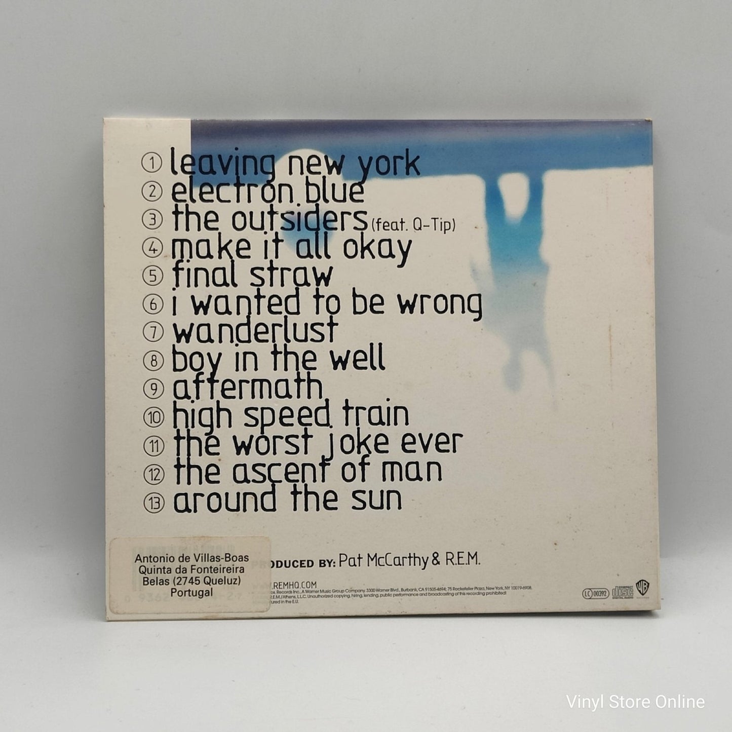 R.E.M. ‎– Around The Sun - Vinyl Store Online
