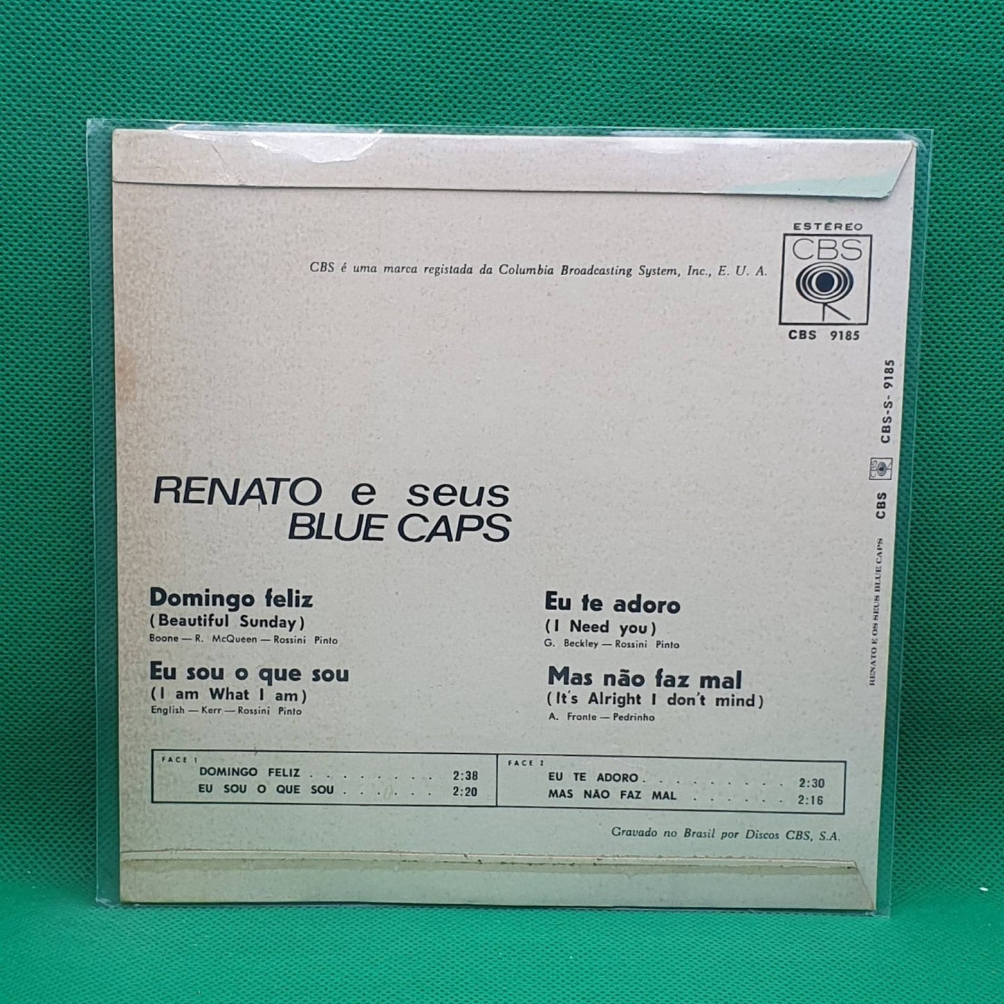 Renato E Seus Blue Caps ‎– Domingo Feliz - Vinyl Store Online