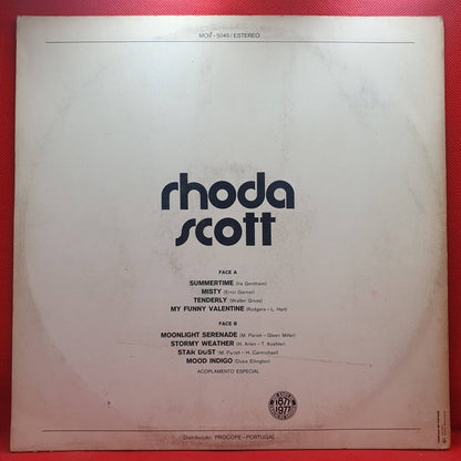 Rhoda Scott ‎– Rhoda Scott - Vinyl Store Online