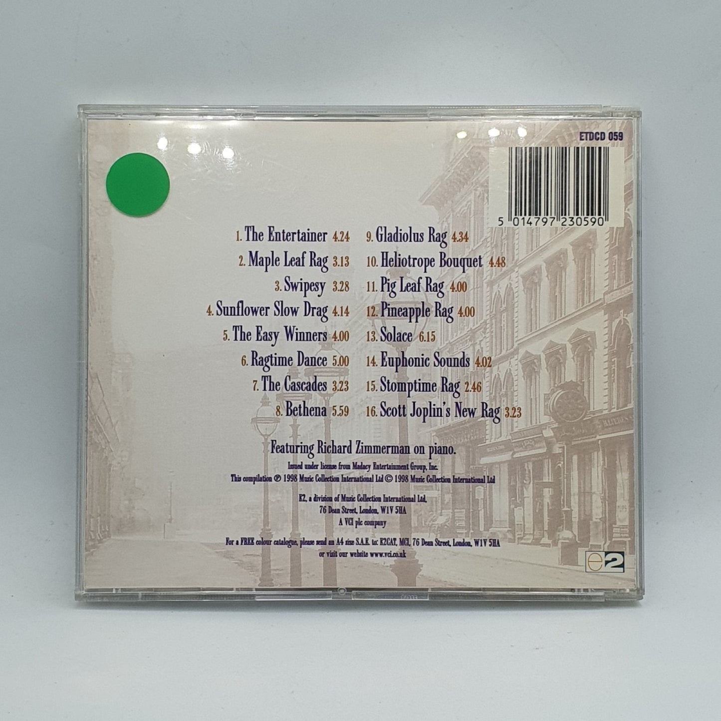 Richard Zimmerman ‎– It's Ragtime - Vinyl Store Online
