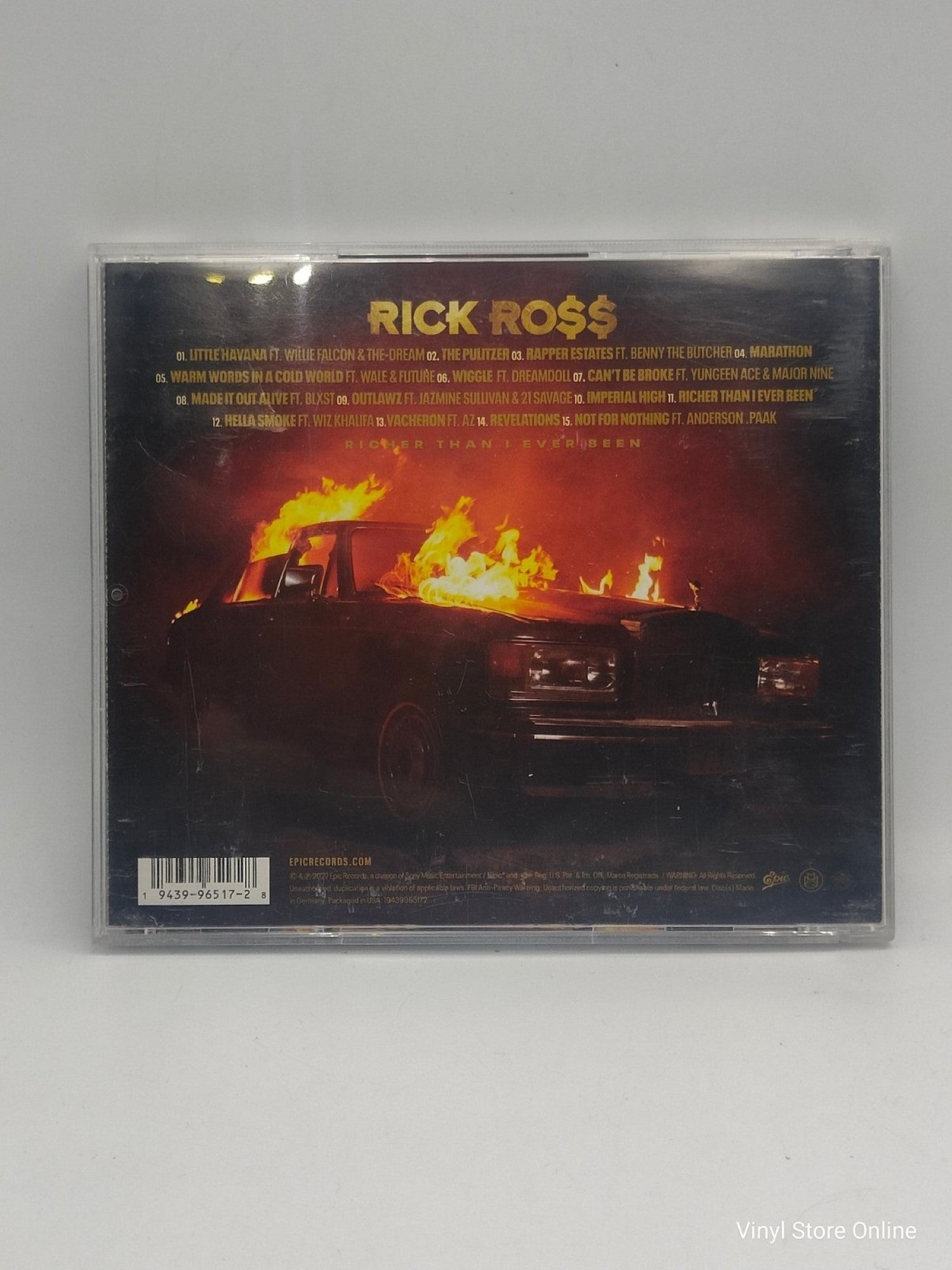 Rick Ross ‎– Richer Than I Ever Been - Vinyl Store Online