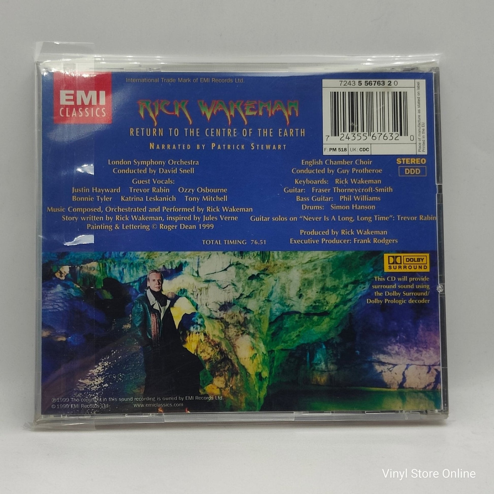 Rick Wakeman ‎– Return To The Centre Of The Earth - Vinyl Store Online