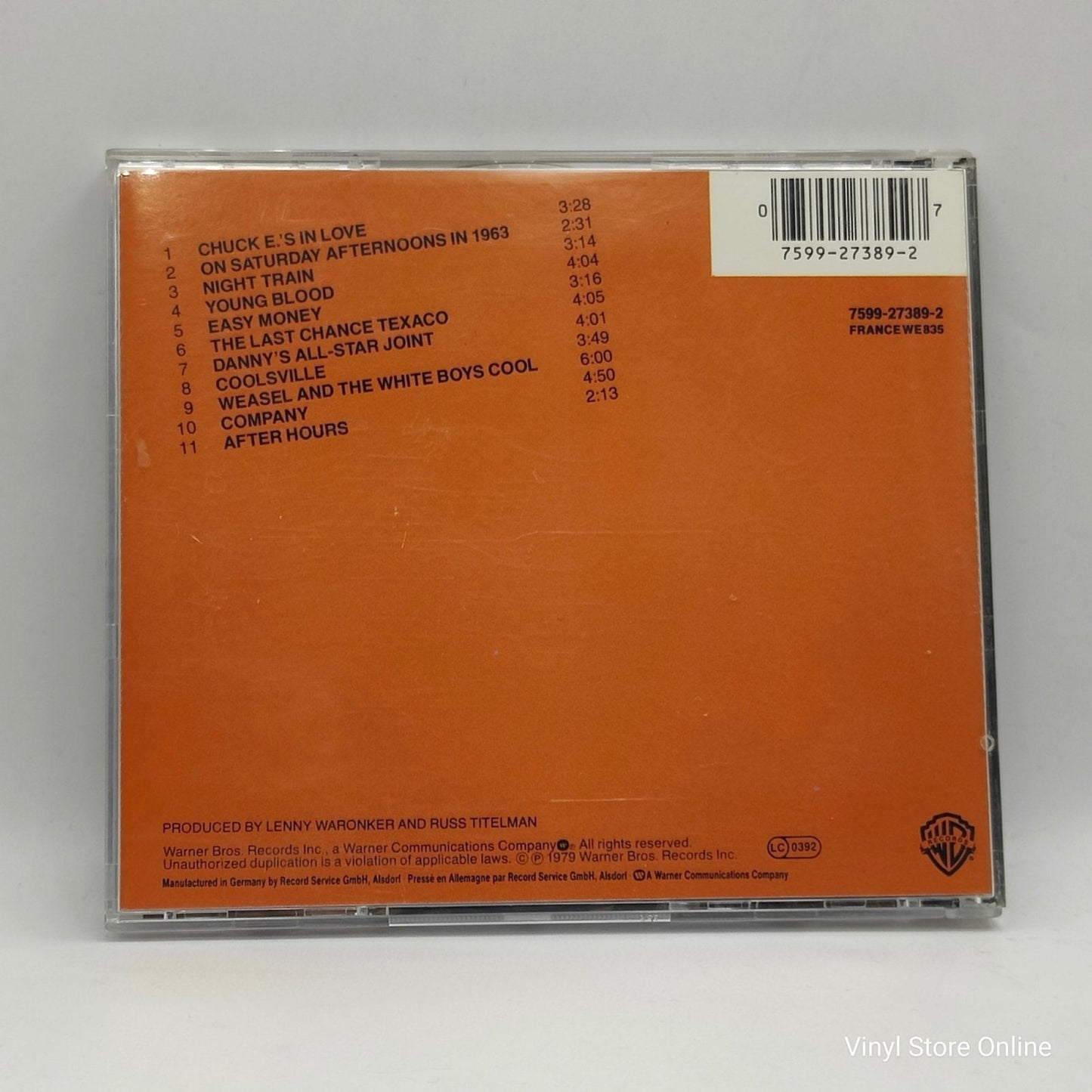 Rickie Lee Jones ‎– Rickie Lee Jones - Vinyl Store Online