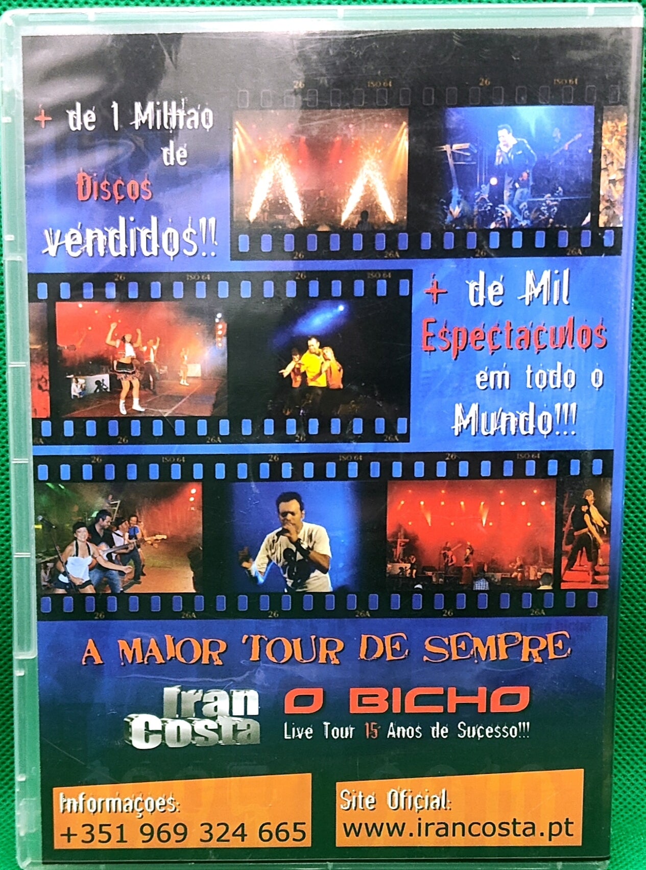 O BICHO - LIVE TOUR 15 ANOS DE SUCESSO- IRAN COSTA DVD