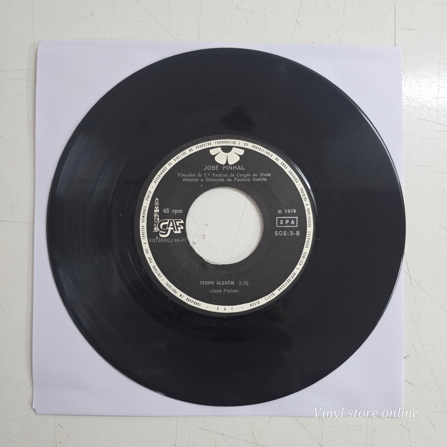 José Pinhal - Infância (7", Single)