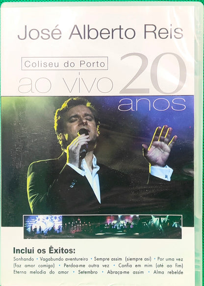 JOSÉ ALBERTO REIS 20ANOS - AO VIVO COLISEU DO PORTO DVD