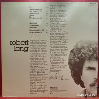 Robert Long ‎– Über Kurz Oder Lang - Vinyl Store Online