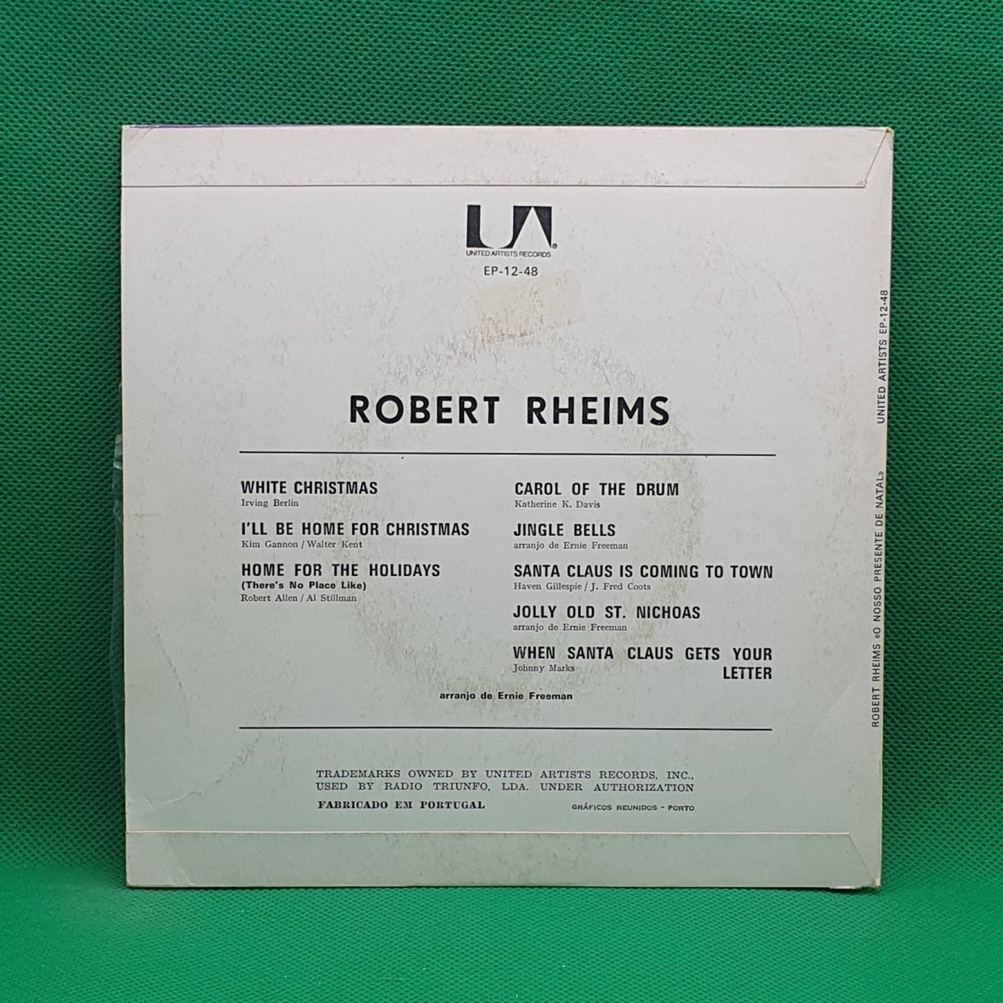 Robert Rheims ‎– O Nosso Presente De Natal - Vinyl Store Online