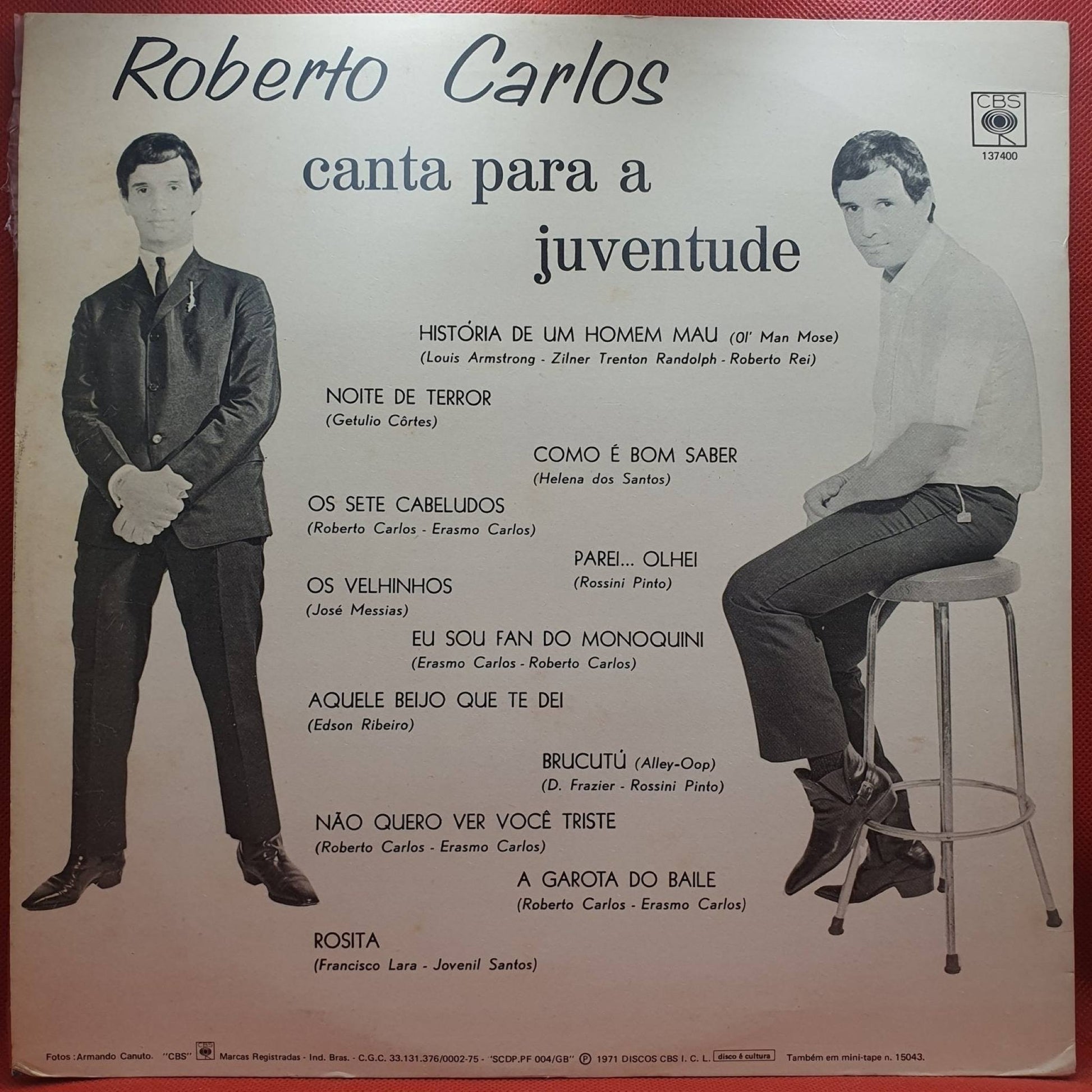 Roberto Carlos ‎– Canta Para A Juventude - Vinyl Store Online