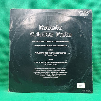 Roberto Valadas Preto ‎– A Música Dos Bons Velhos Tempos - Vinyl Store Online