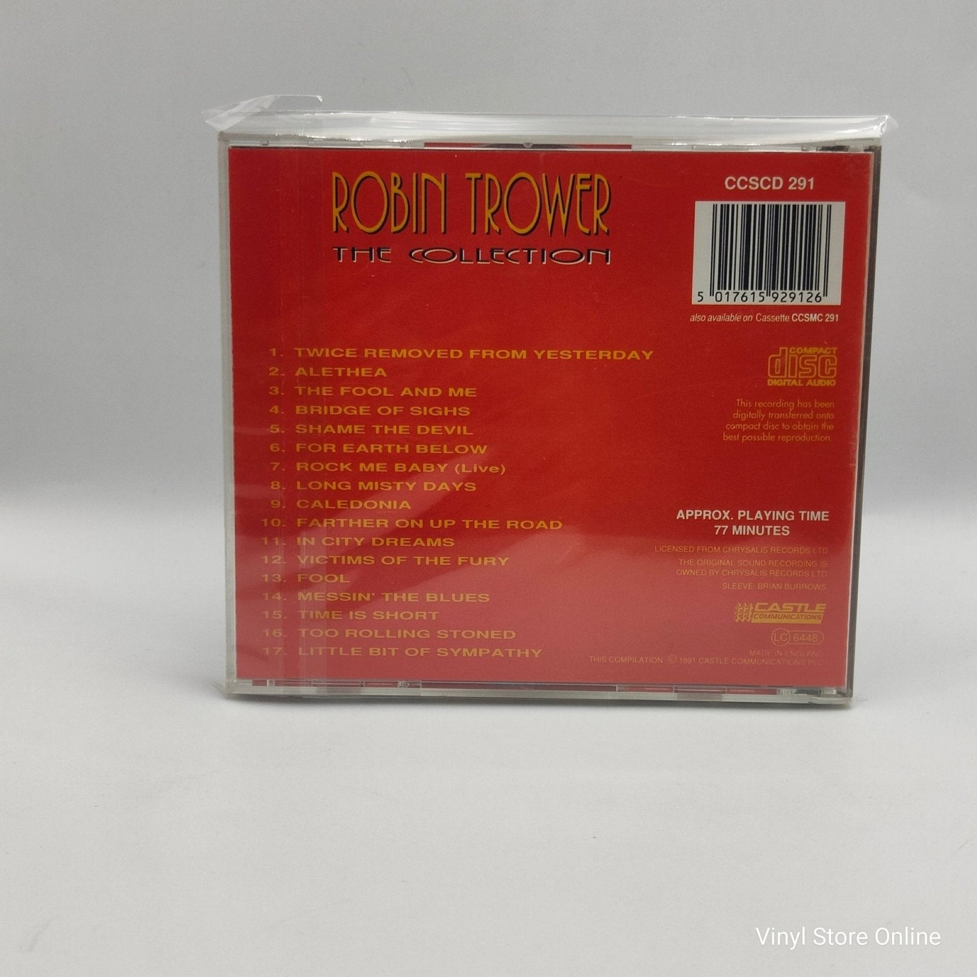 Robin Trower ‎– The Collection - Vinyl Store Online