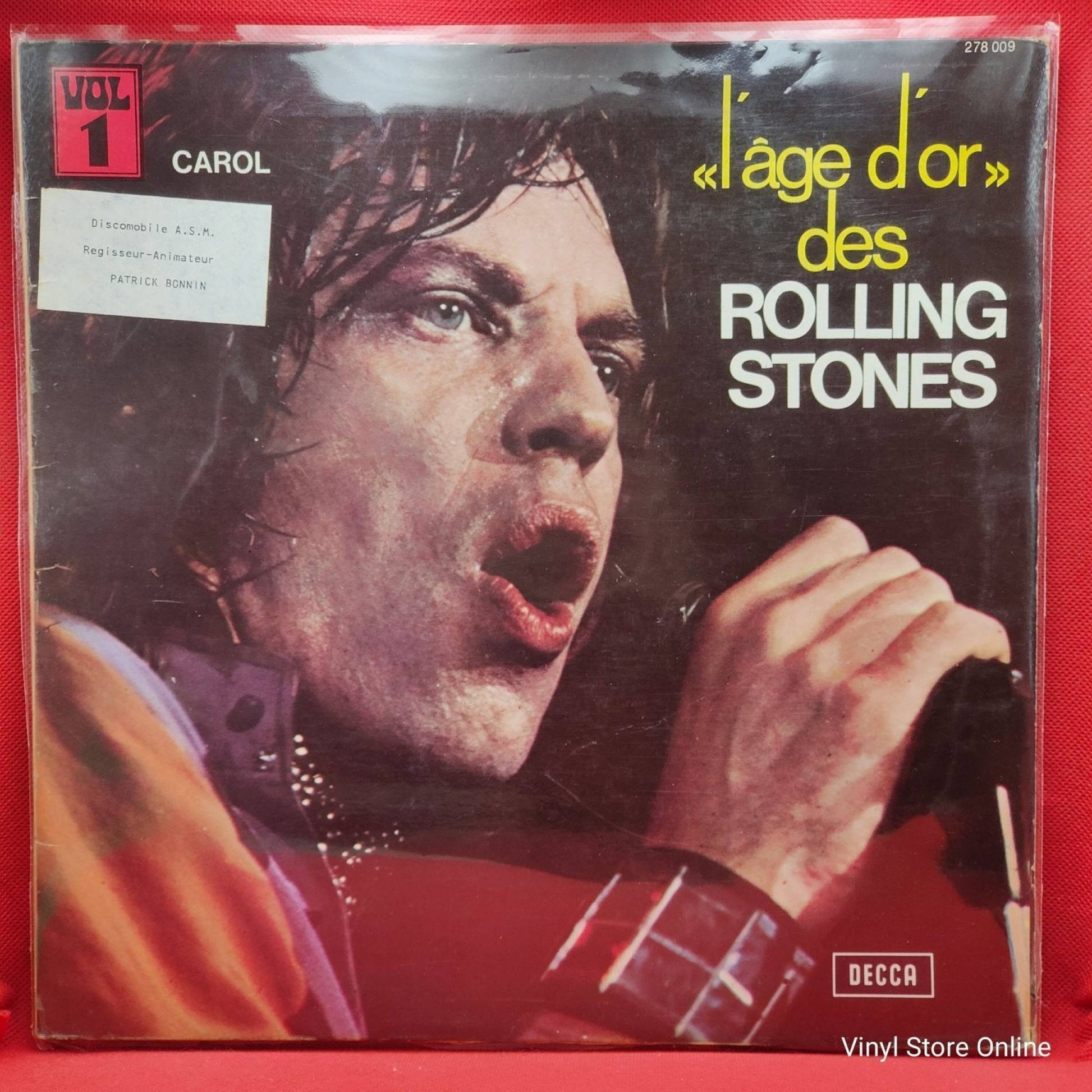 Rolling Stones ‎– L'âge D'or - Vol 1 - Carol - Vinyl Store Online