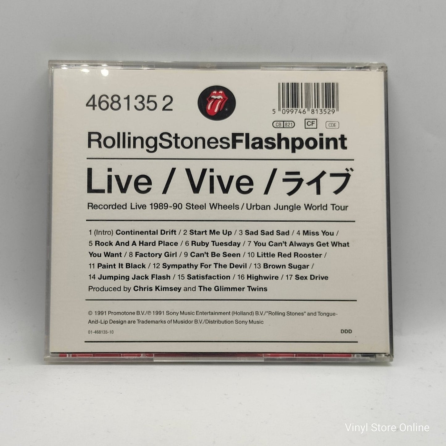 RollingStones ‎– Flashpoint - Vinyl Store Online