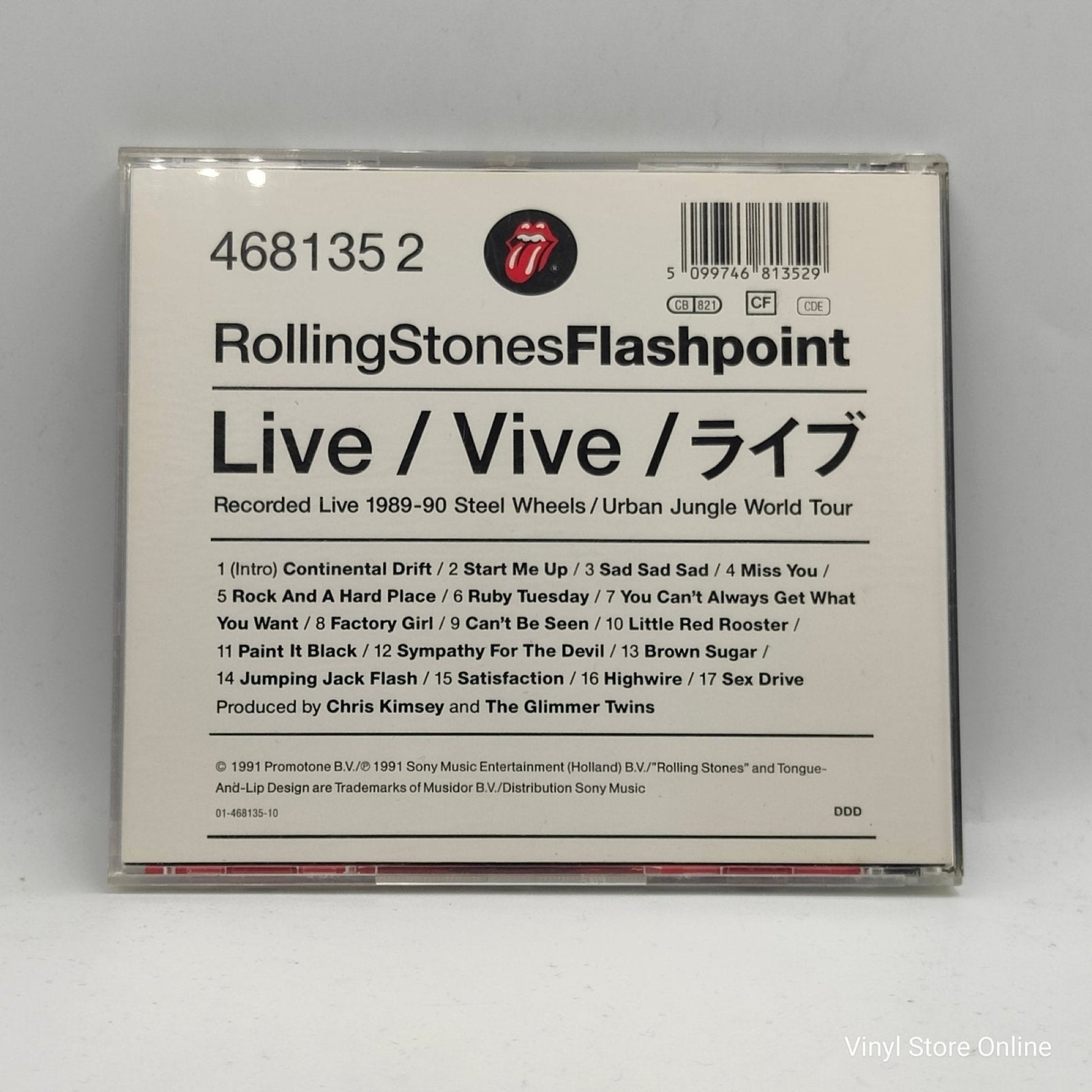 RollingStones ‎– Flashpoint - Vinyl Store Online