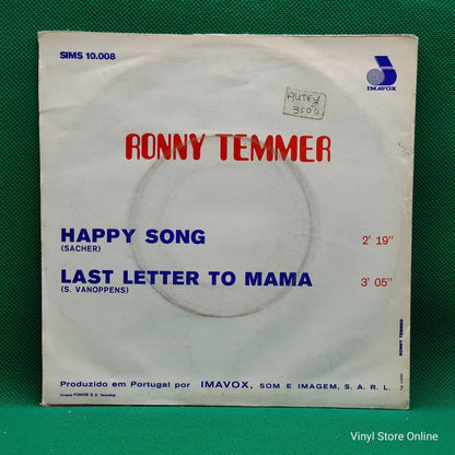 Ronny Temmer ‎– Happy Song - Vinyl Store Online