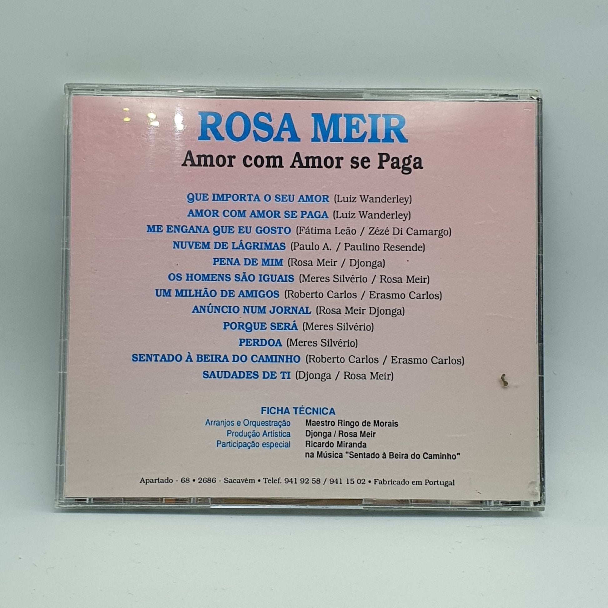 Rosa Meir – Amor Com Amor Se Paga - Vinyl Store Online