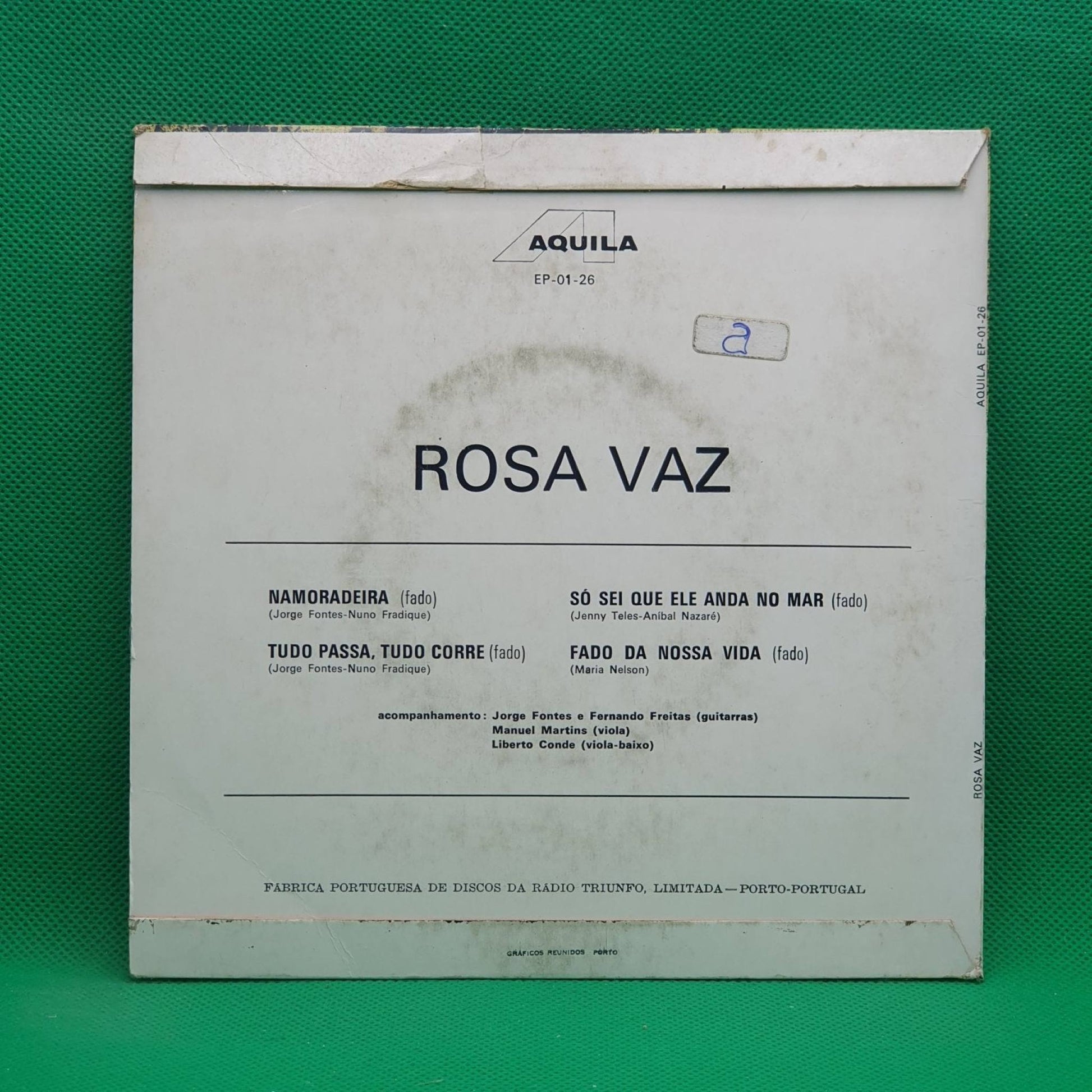 Rosa Vaz ‎– Namoradeira - Vinyl Store Online