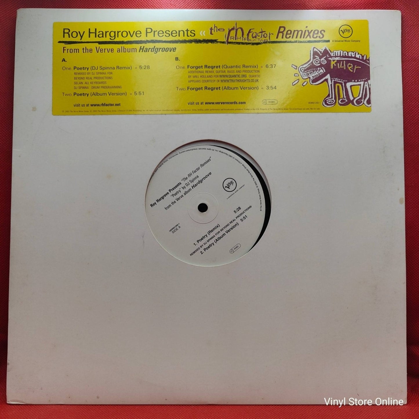 Roy Hargrove Presents The RH Factor ‎– Remixes - Vinyl Store Online