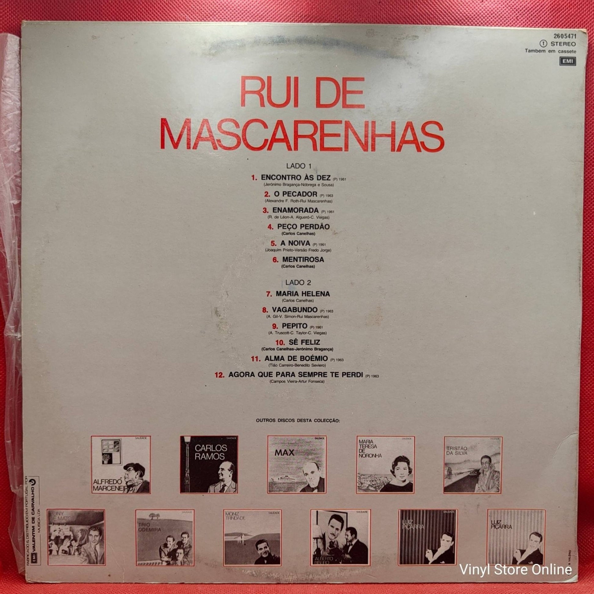Rui De Mascarenhas ‎– Rui De Mascarenhas - Vinyl Store Online