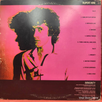 Rupert Hine ‎– Immunity - Vinyl Store Online
