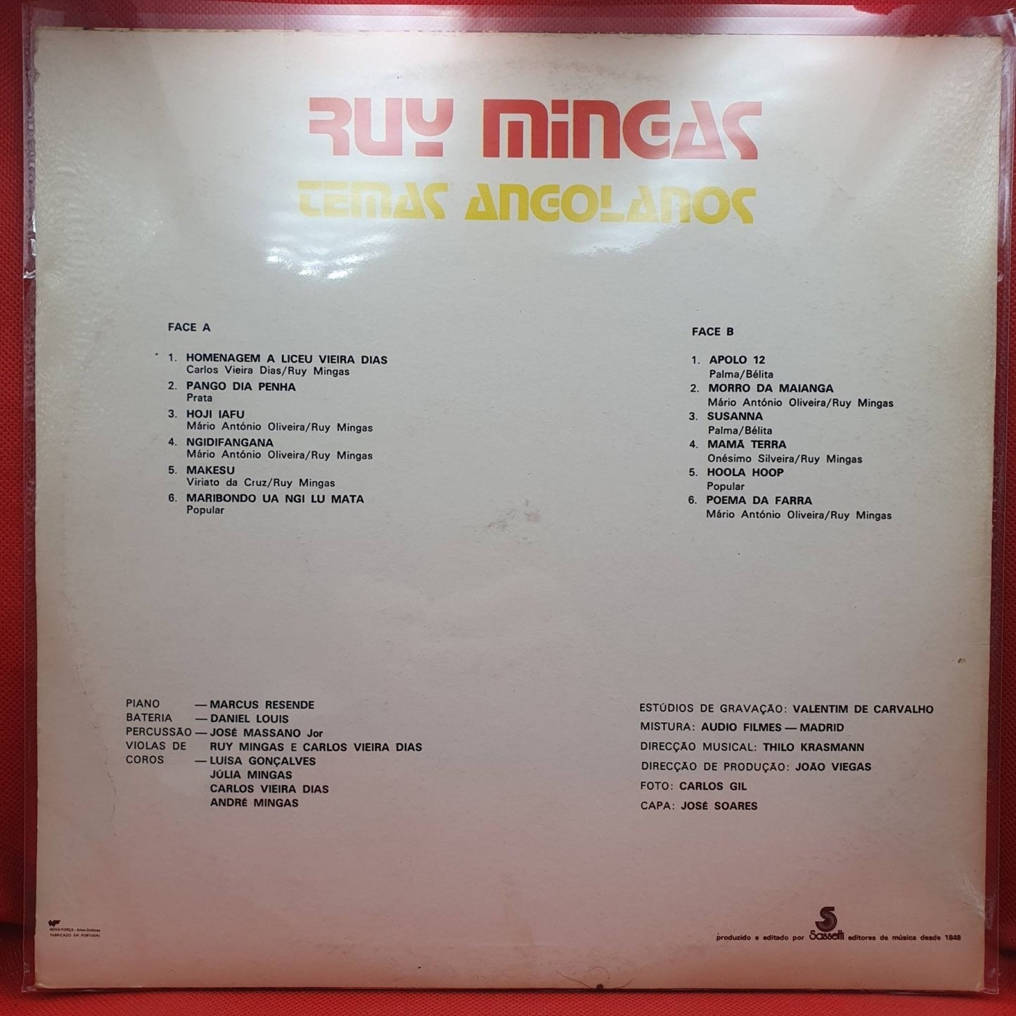 Ruy Mingas ‎– Temas Angolanos - Vinyl Store Online