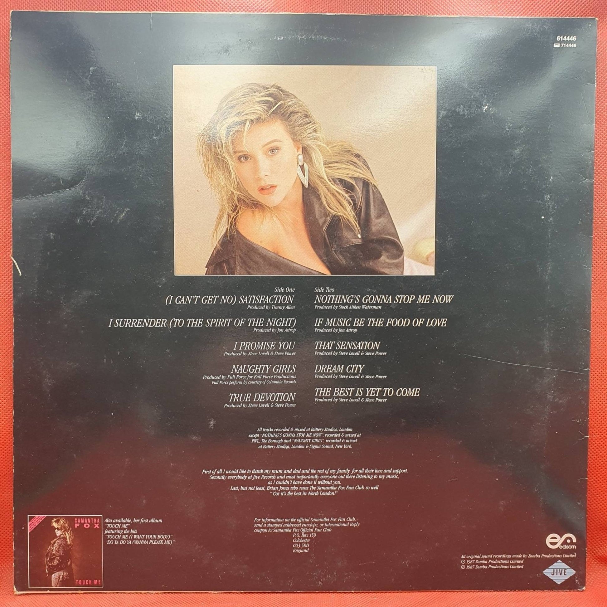 Samantha Fox ‎– Samantha Fox - Vinyl Store Online