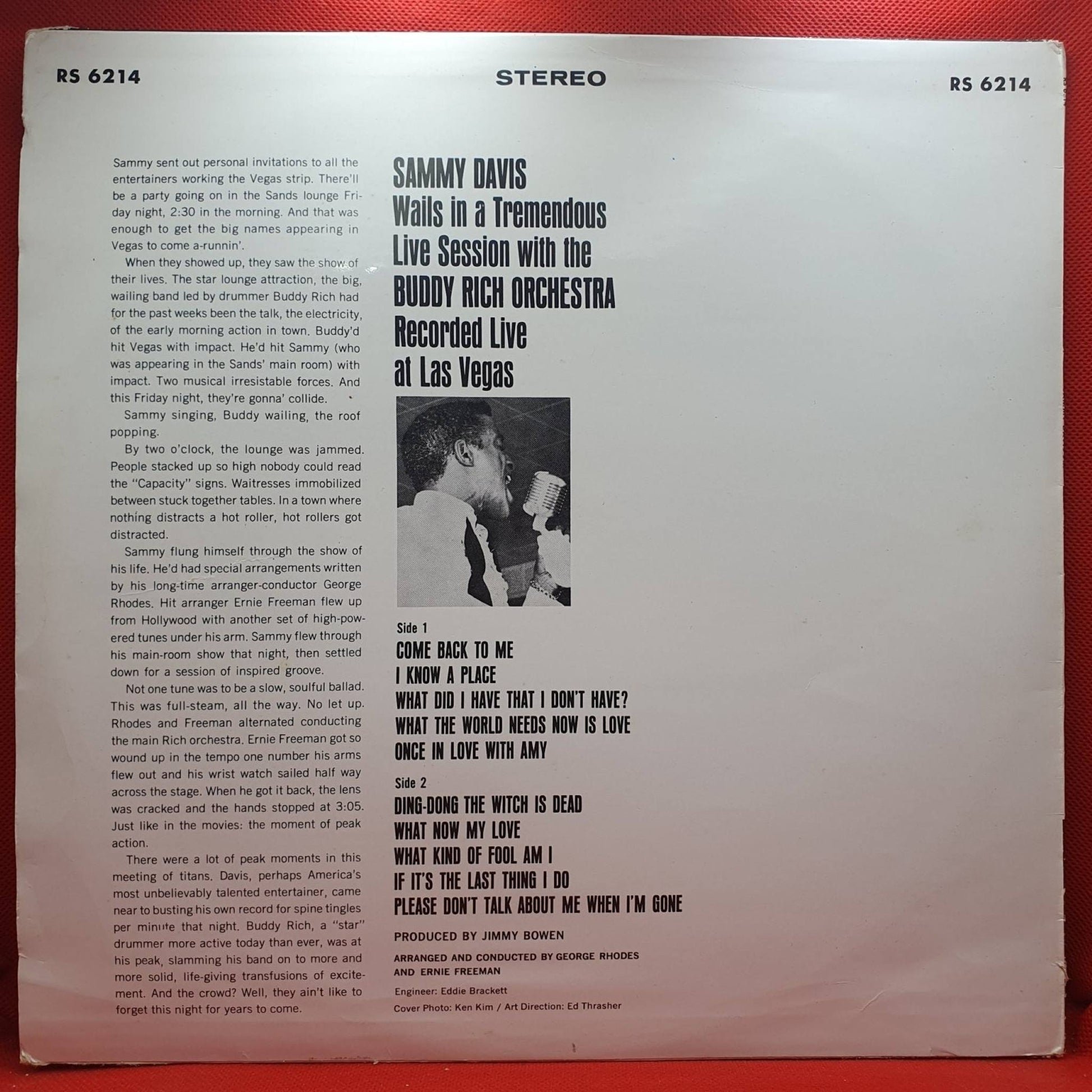 Sammy Davis Jr. / Buddy Rich ‎– The Sounds Of '66 - Vinyl Store Online