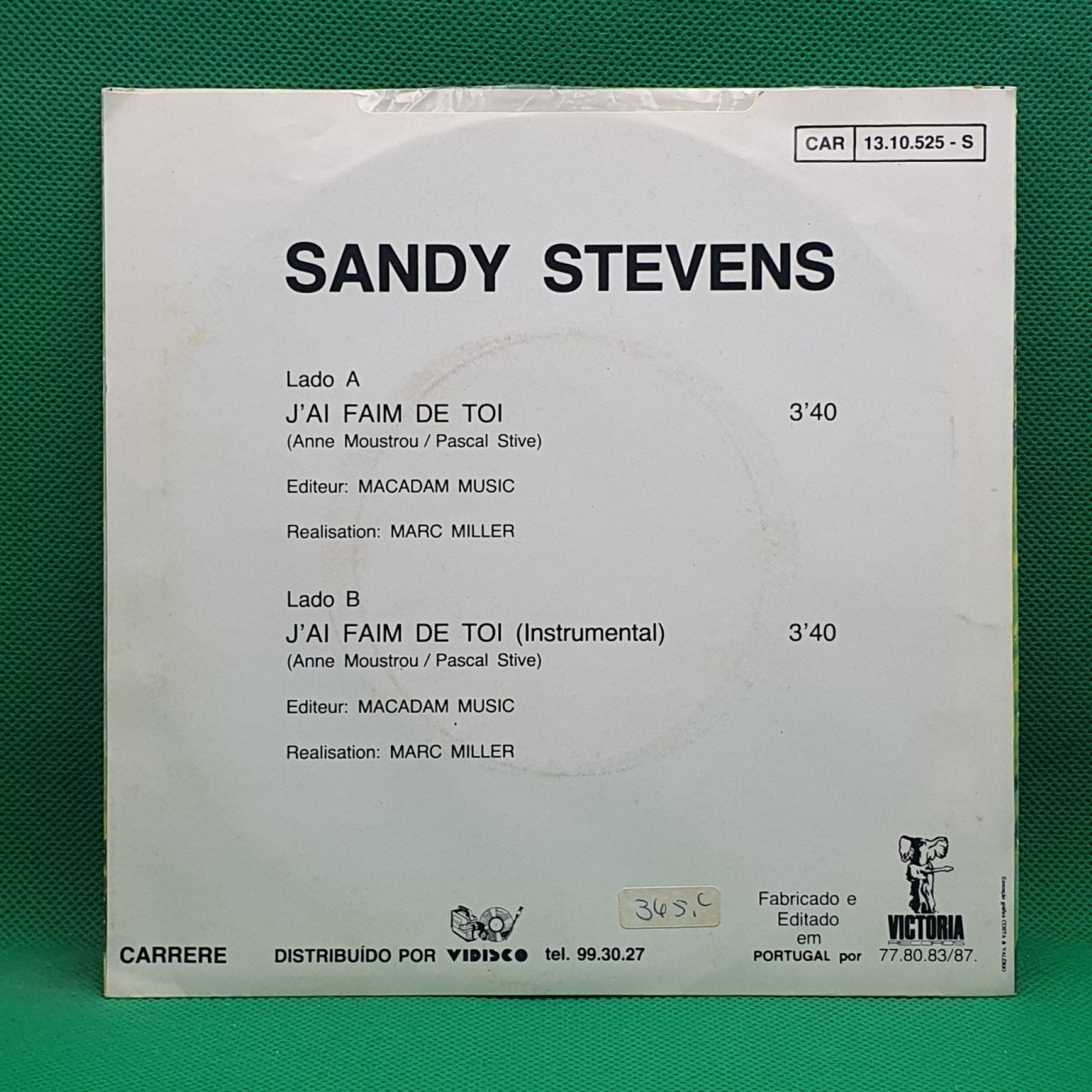 Sandy ‎– J'ai Faim De Toi - Vinyl Store Online