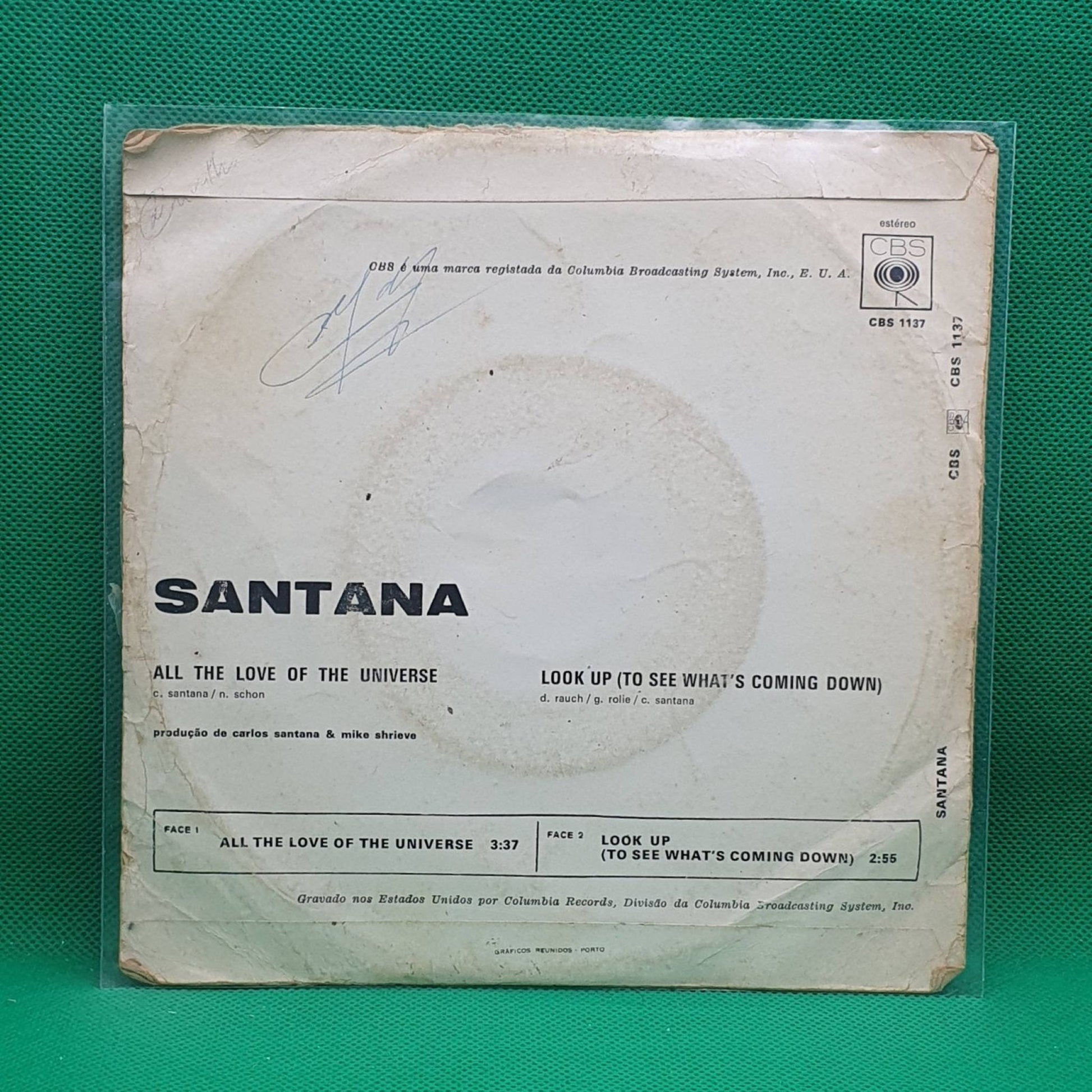 Santana ‎– All The Love Of The Universe - Vinyl Store Online