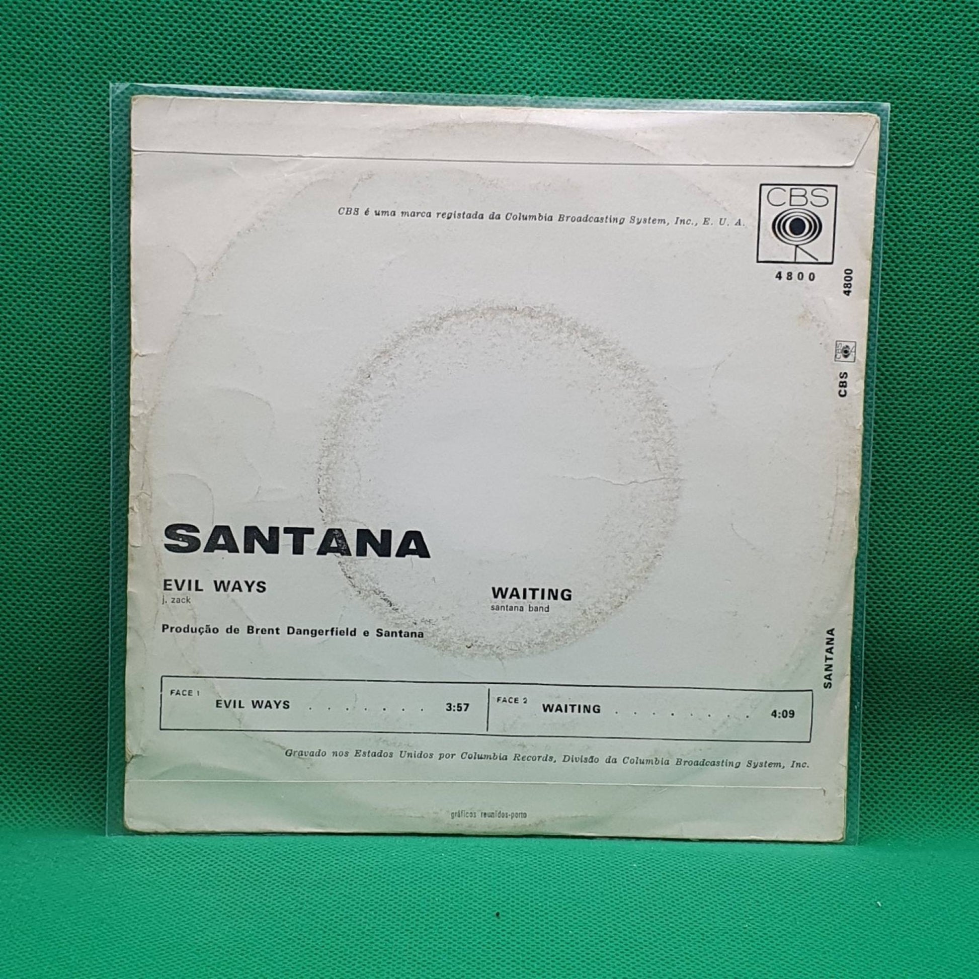 Santana ‎– Evil Ways / Waiting - Vinyl Store Online