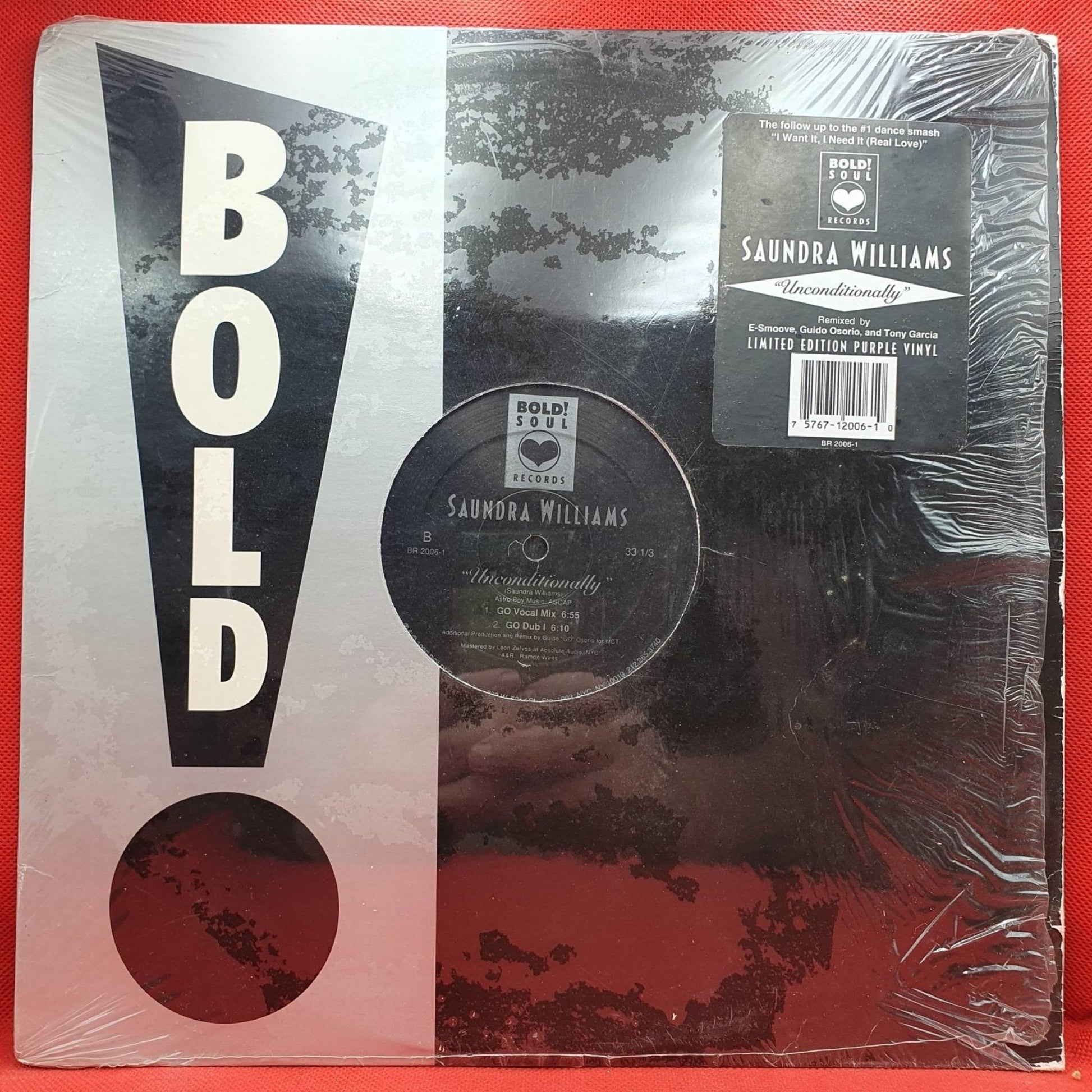 Saundra Williams ‎– Unconditionally - Vinyl Store Online