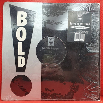 Saundra Williams ‎– Unconditionally - Vinyl Store Online
