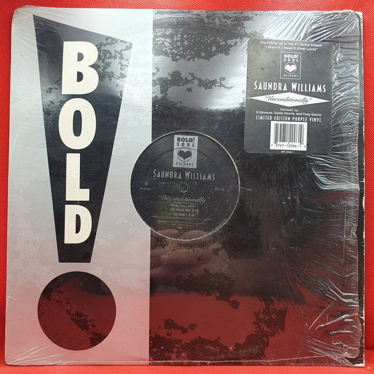 Saundra Williams ‎– Unconditionally - Vinyl Store Online