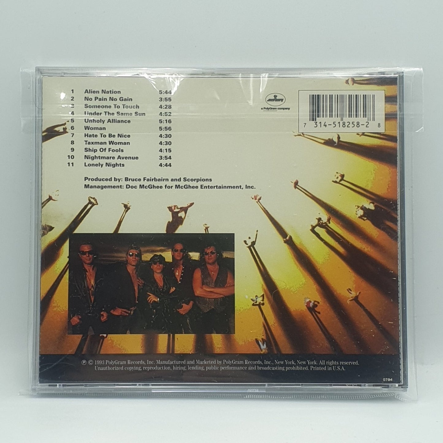 Scorpions ‎– Face The Heat - Vinyl Store Online