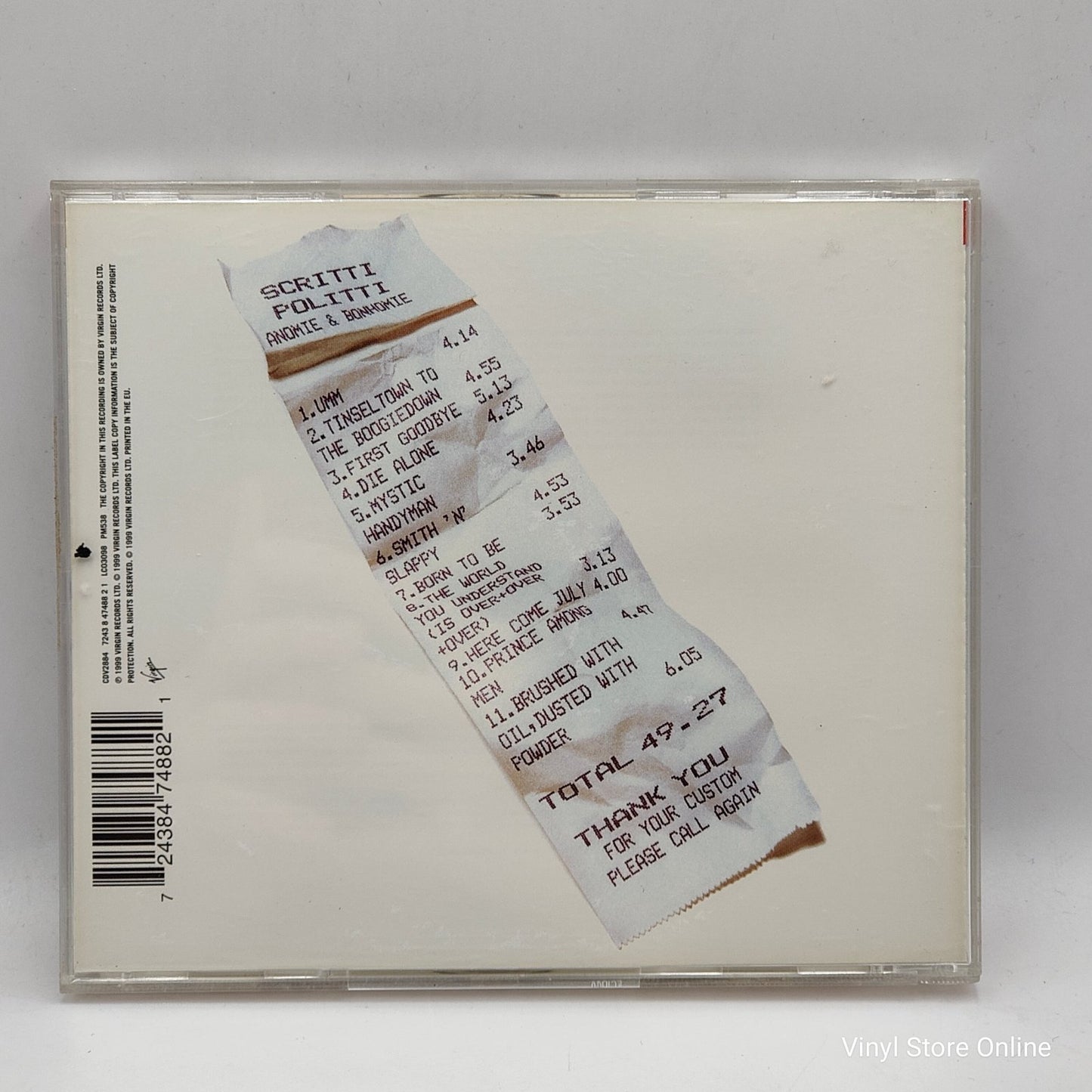 Scritti Politti ‎– Anomie & Bonhomie - Vinyl Store Online