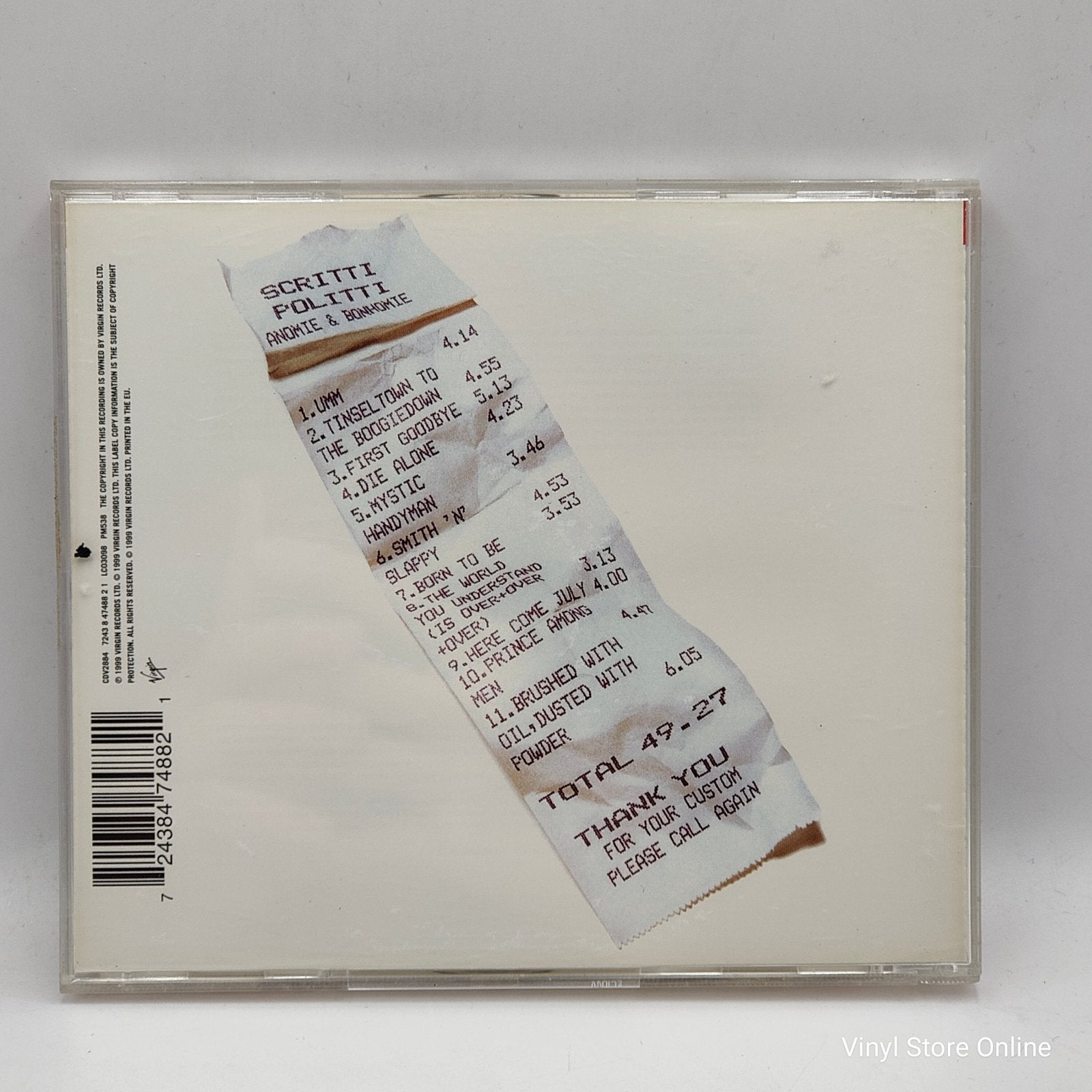 Scritti Politti ‎– Anomie & Bonhomie - Vinyl Store Online