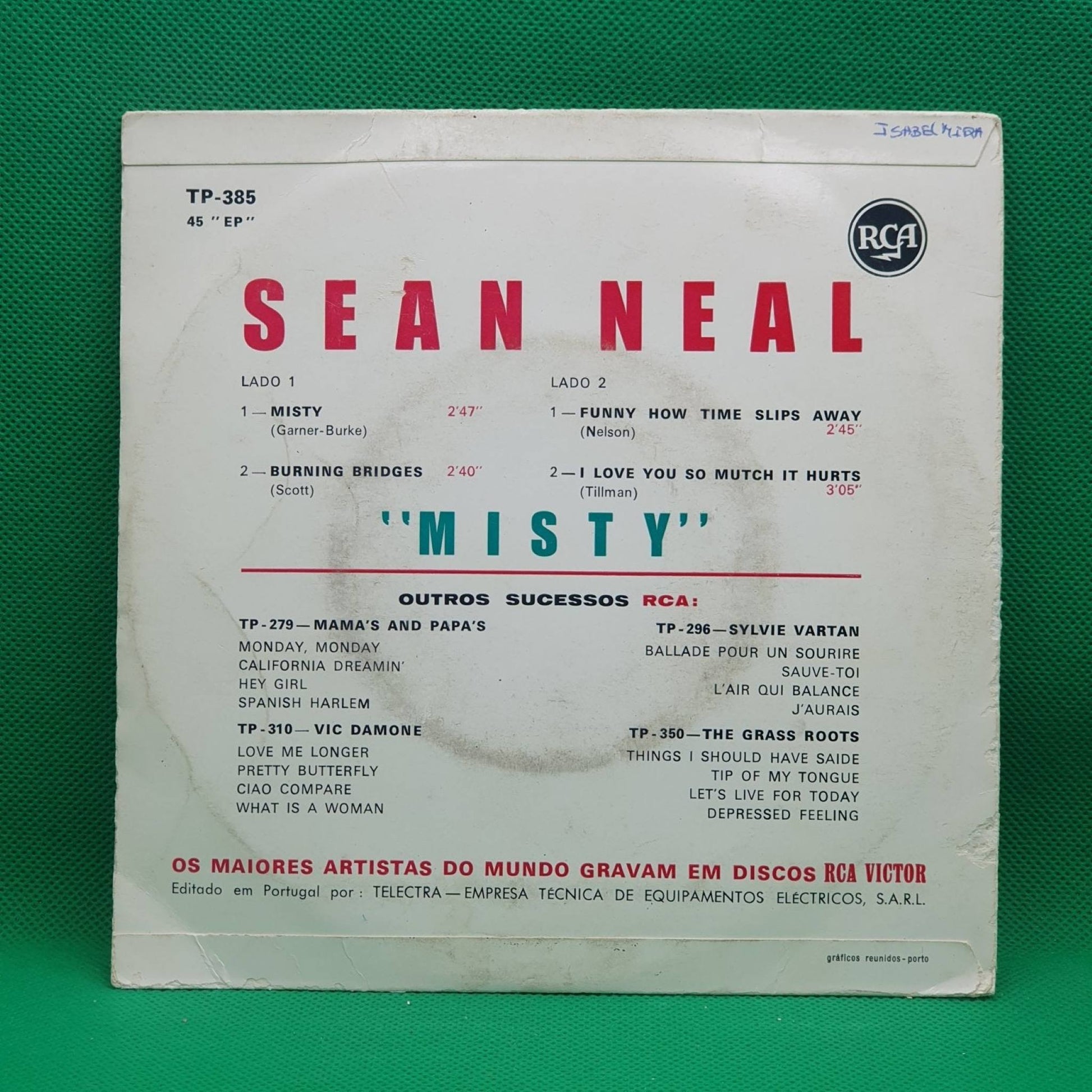 Sean Neal ‎– Misty - Vinyl Store Online